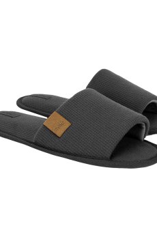 Мужские домашние тапочки Twins HS-VL PVC вафельные, графитовые, размер 40-41 (27 см)