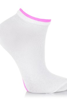 Носки женские AmiGА 11В20-5/1 спортивные, белые, размер 23-25