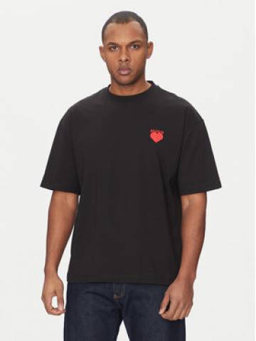HUGO Футболка Dewdam 50530557 Чорний Relaxed Fit HUGO Футболка Dewdam 50530557 Чорний Relaxed Fit