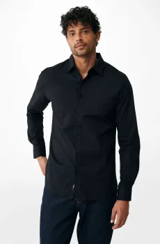 Мужская черная рубашка BOB Черный M Mexx MF007200243M