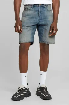 Мужские голубые джинсовые шорты Dakota Голубой 34 G-Star RAW D24411,D788