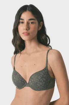 Женский оливковый бюстгальтер GORGEOUS Оливковый 80B womensecret 4023829