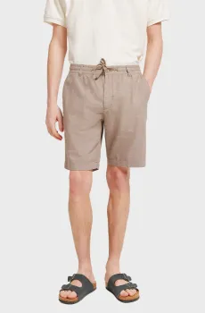 Мужские бежевые шорты slim fit Бежевый M SPRINGFIELD 433667