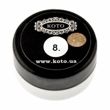 Гель-краска для ногтей KOTO 8 Золотая, 5 мл Гель-краска для ногтей KOTO 8 Золотая, 5 мл