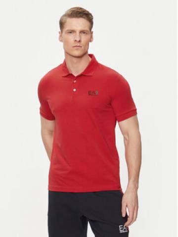 EA7 Emporio Armani Поло 8NPF04 PJM5Z 1461 Червоний Regular Fit EA7 Emporio Armani Поло 8NPF04 PJM5Z 1461 Червоний Regular Fit