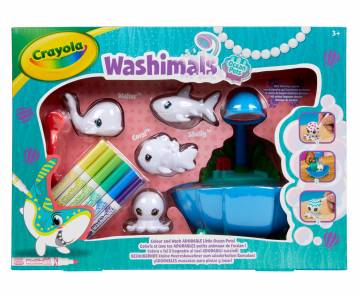 Набір для творчості Crayola Washimals Мешканці океану (919750.004) Набір для творчості Crayola Washimals Мешканці океану (919750.004)
