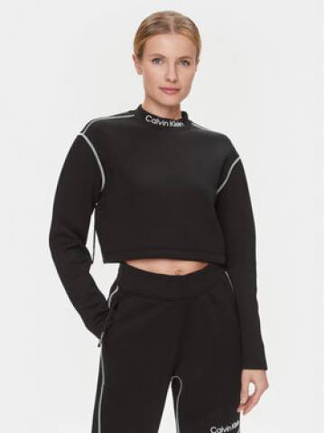 Calvin Klein Performance Технічний світшот 00GWF3W326 Чорний Relaxed Fit Calvin Klein Performance Технічний світшот 00GWF3W326 Чорний Relaxed Fit
