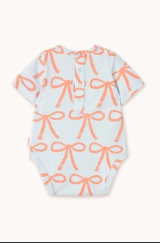 Детское боди из хлопка Tinycottons BOWS BODY