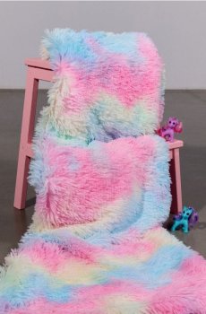 Покривало з райдужним візерунком - різнобарвний