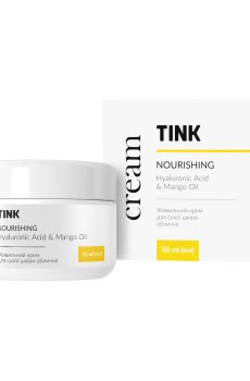 Питательный крем для лица Tink Nourishing Hyaluronic Acid & Mango Oil Cream для сухой кожи, 50 мл