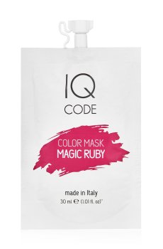 Тонирующая маска для волос IQ code Color Mask Магический рубиновый (Magic Ruby), 30 мл
