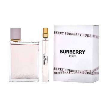 Парфюмированный набор женский Burberry Her (парфюмированная вода, 10 мл + парфюмированная вода, 100 мл) Парфюмированный набор женский Burberry Her (парфюмированная вода, 10 мл + парфюмированная вода, 100 мл)