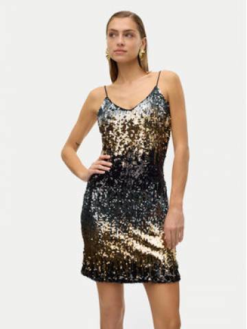 Vero Moda Коктейльна сукня Ria 10317316 Чорний Regular Fit Vero Moda Коктейльна сукня Ria 10317316 Чорний Regular Fit