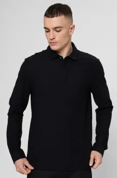 Мужское черное поло Черный XL BOSS 50549179;001