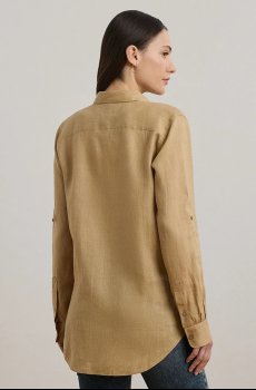 Льняная рубашка Lauren Ralph Lauren