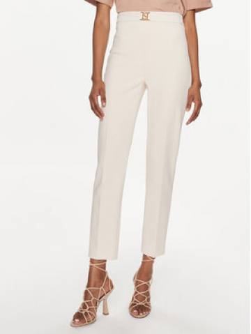 Elisabetta Franchi Штани з тканини PA-T1-441E2-V260 Écru Slim Fit Elisabetta Franchi Штани з тканини PA-T1-441E2-V260 Écru Slim Fit