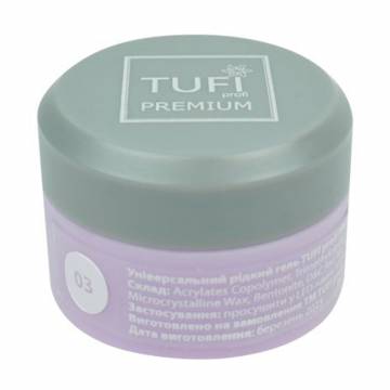 Универсальный жидкий полигель для ногтей Tufi profi Premium Smart Gel 03 Снег, 5 мл Универсальный жидкий полигель для ногтей Tufi profi Premium Smart Gel 03 Снег, 5 мл
