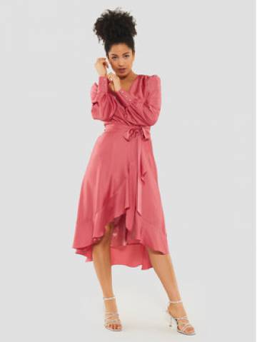 Swing Коктейльна сукня 5AE05800 Червоний Regular Fit Swing Коктейльна сукня 5AE05800 Червоний Regular Fit