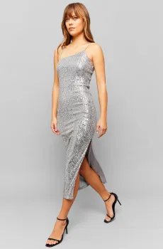 Женское серебристое платье Серебряный M Tally Weijl SDRPEUNAI
