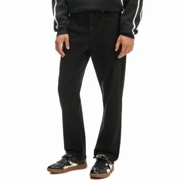 Cropp - Гладкі штани regular fit - чорний Cropp - Гладкі штани regular fit - чорний