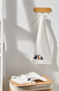 Рушники бавовняні 2 шт - білий