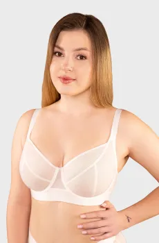 Женский белый бюстгальтер Белый 90D brabrabra SLZ27301011