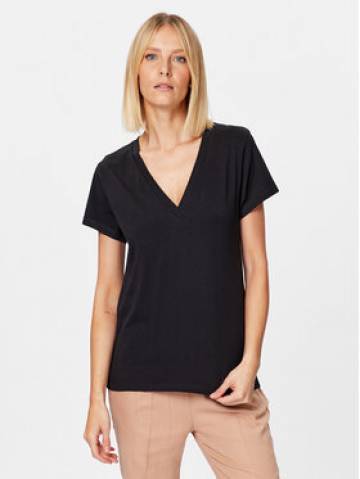 Sisley Футболка 3096L400B Чорний Regular Fit Sisley Футболка 3096L400B Чорний Regular Fit