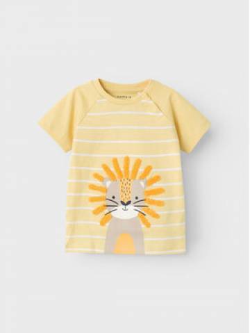 NAME IT Футболка 13217670 Жовтий Regular Fit NAME IT Футболка 13217670 Жовтий Regular Fit