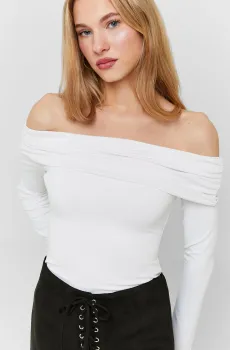Женское белое боди Белый M Tally Weijl SBOPEELI