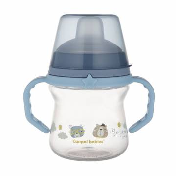 Кружка тренировочная Canpol Babies Bonjour Paris FirstCup с силиконовым носиком, голубая, от 6 месяцев, 150 мл (56/612_blu) Кружка тренировочная Canpol Babies Bonjour Paris FirstCup с силиконовым носиком, голубая, от 6 месяцев, 150 мл (56/612_blu)