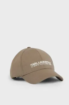 Мужская бежевая кепка ESSENTIAL Бежевый ONESIZE Karl Lagerfeld 236M3422