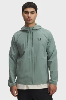 Мужская мятная ветровка UA Vibe Woven Jacket Ментоловый S Under Armour 6003001-348