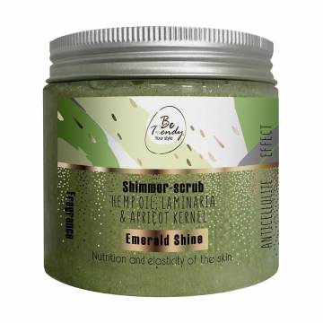 Шиммер-скраб для тела Be Trendy Shimmer Scrub Emerald Shine, 300 г Шиммер-скраб для тела Be Trendy Shimmer Scrub Emerald Shine, 300 г