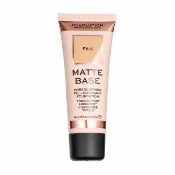Уценка! Матовая тональная основа для лица Makeup Revolution Matte Base Foundation, F8.5, 28 мл Уценка! Матовая тональная основа для лица Makeup Revolution Matte Base Foundation, F8.5, 28 мл