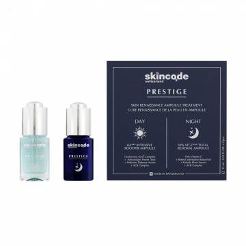 Набор для лица Skincode Prestige Skin Renaissance Ampoule Treatment (дневная сыворотка, 15 мл + ночная сыворотка, 15 мл) Набор для лица Skincode Prestige Skin Renaissance Ampoule Treatment (дневная сыворотка, 15 мл + ночная сыворотка, 15 мл)