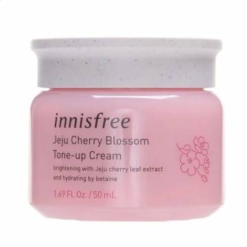Крем для лица Innisfree Jeju Cherry Blossom Tone Up Cream с экстрактом листьев сакуры, 50 мл
