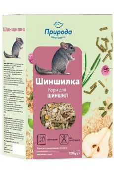 Корм для шиншилл Природа Шиншилка, 500 г