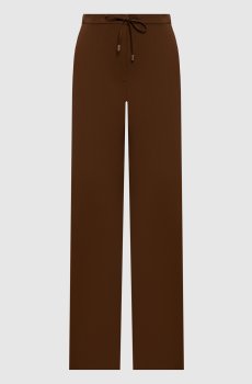 Брюки Mstcorone коричневого цвета из шерсти