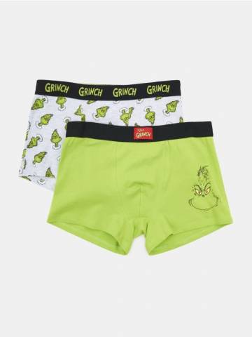 Боксери, 2 пари Grinch - різнобарвний Боксери, 2 пари Grinch - різнобарвний