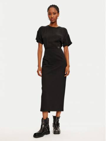 TWINSET Трикотажна сукня 242TP2402 Чорний Loose Fit TWINSET Трикотажна сукня 242TP2402 Чорний Loose Fit