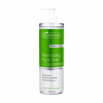 Тоник-концентрат для лица Bielenda Professional Acne Free Pro Expert Normalizing Face Toner-Concentrate 500 мл Тоник-концентрат для лица Bielenda Professional Acne Free Pro Expert Normalizing Face Toner-Concentrate 500 мл