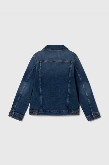 Детская джинсовая куртка Guess цвет синий Детская джинсовая куртка Guess цвет синий