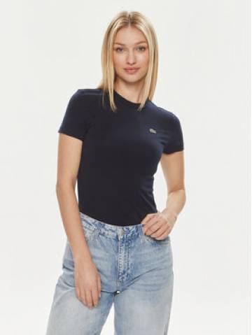 Lacoste Футболка TF7218 Cиній Slim Fit Lacoste Футболка TF7218 Cиній Slim Fit