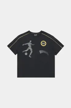 Детская темно-синяя футболка Синий 6Y EA7 6228