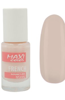 Лак для ногтей Maxi Color French Manicure 1, 10 мл