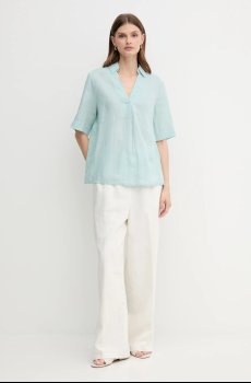 Льняная блузка United Colors of Benetton