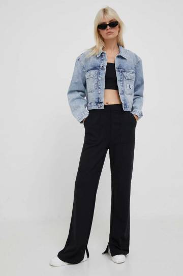 Топ Calvin Klein женская цвет чёрный Топ Calvin Klein женская цвет чёрный