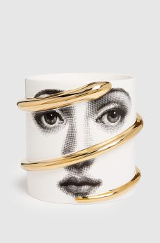 Ароматическая свеча POCO DOPO - Peccato Originale Décor в керамическом подсвечнике