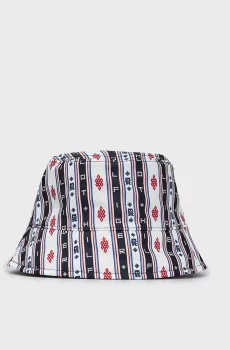 Двусторонняя панама с узором TH х CLOT Разноцветный ONESIZE Tommy Hilfiger AM0AM12279