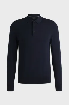 Мужское темно-синее поло Синий 3XL BOSS 50506025;404